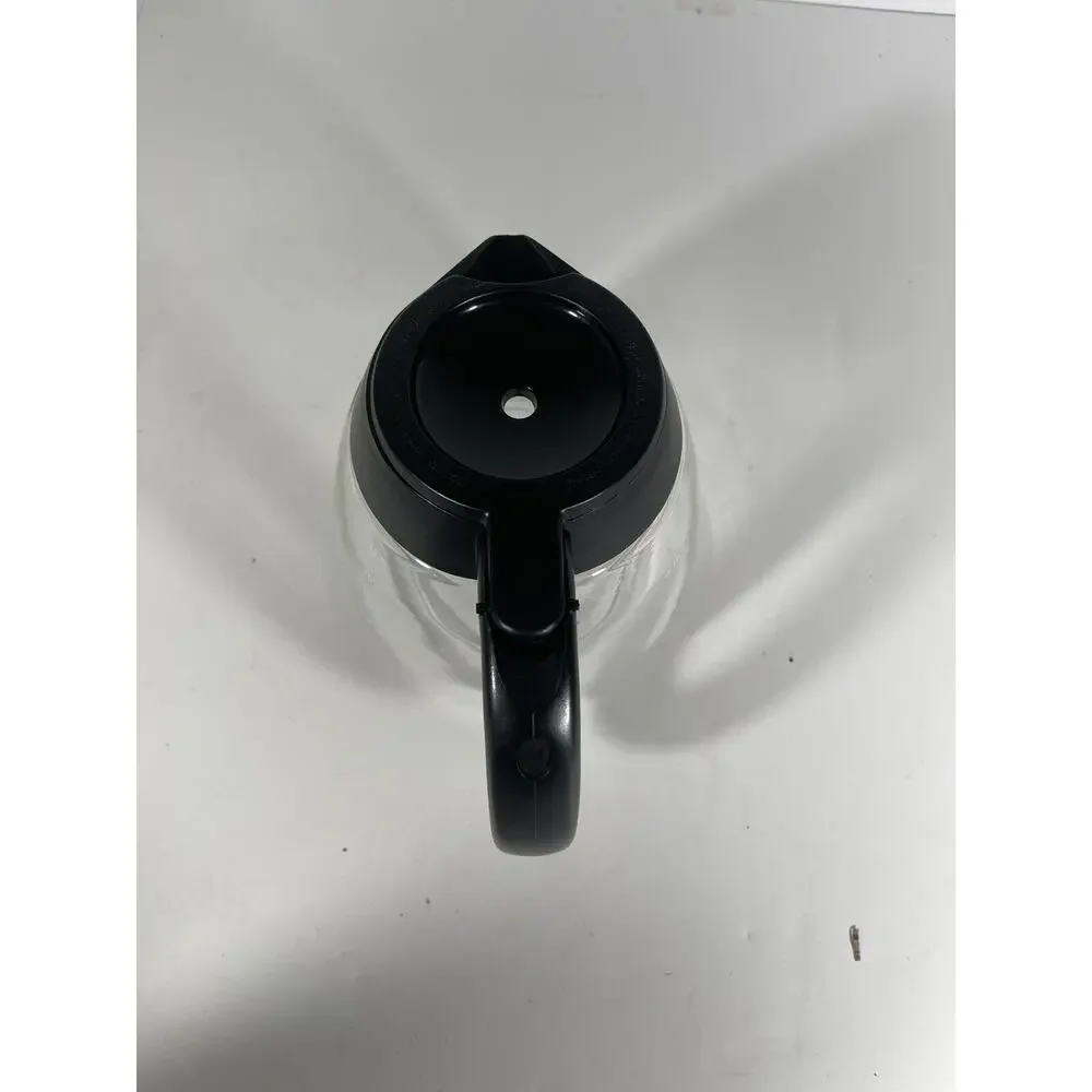 Mr. Coffee 12 Cup Carafe Glass Replacement‎ Decanter Pot Black Handle & Lid